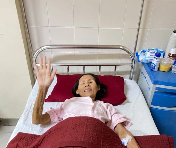 Successful removal of a 9 kg tumor from patient’s abdominal cavity