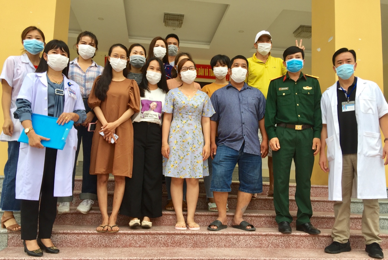 Thêm 11 người hết thời gian cách ly tập trung tại Trường Quân sự tỉnh