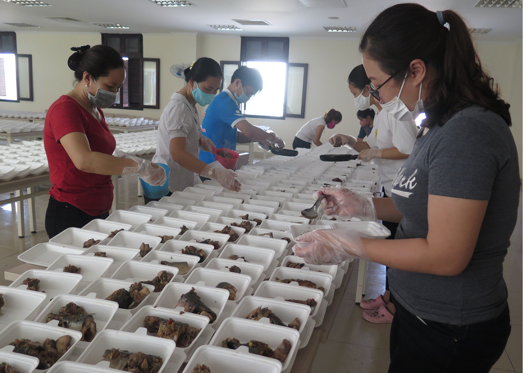 Hậu phương ở các khu vực cách ly