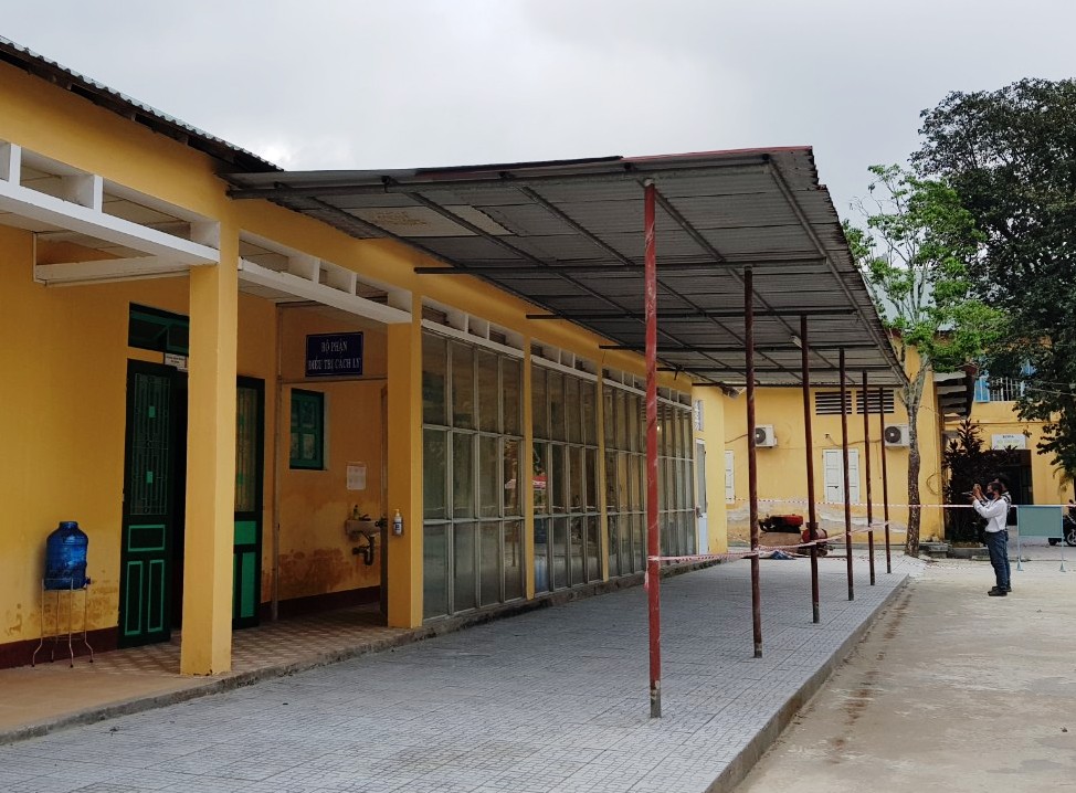 A baby girl born in quarantine area
