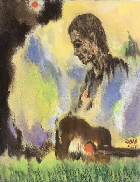 Văn nghệ sĩ đấu giá tác phẩm ủng hộ cuộc chiến chống dịch COVID-19