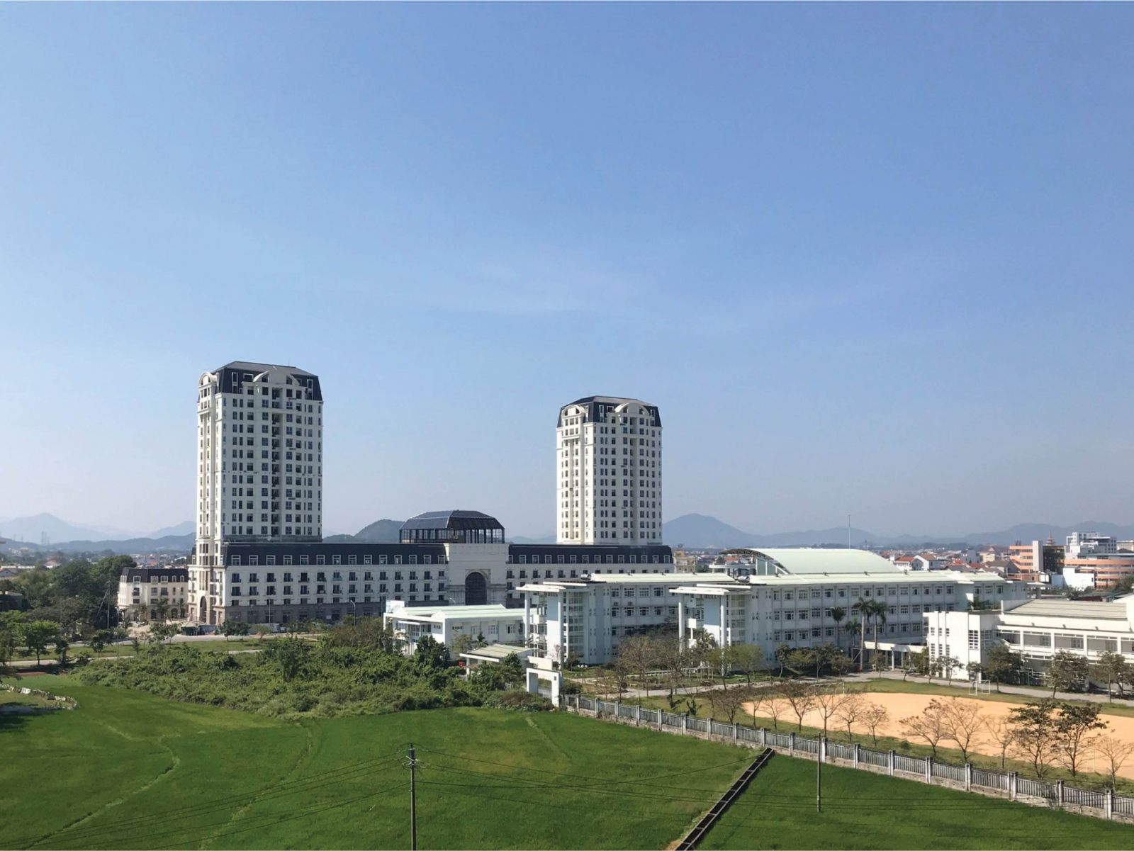 The shape of An Van Duong new urban area