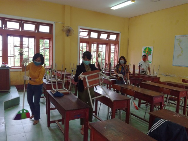 Các trường mầm non và tiểu học được tổ chức bán trú kể từ ngày đầu tiên đi học lại