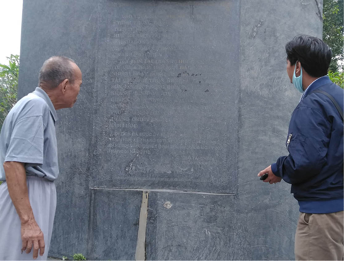 Dấu ấn di tích sở ấn loát “Giấy bạc Cụ Hồ”