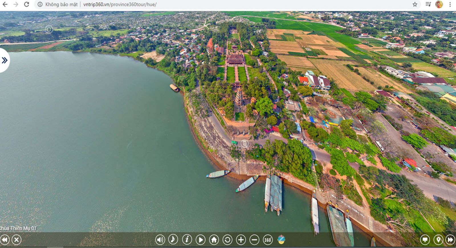 Online travel Proactively promoting Hue image