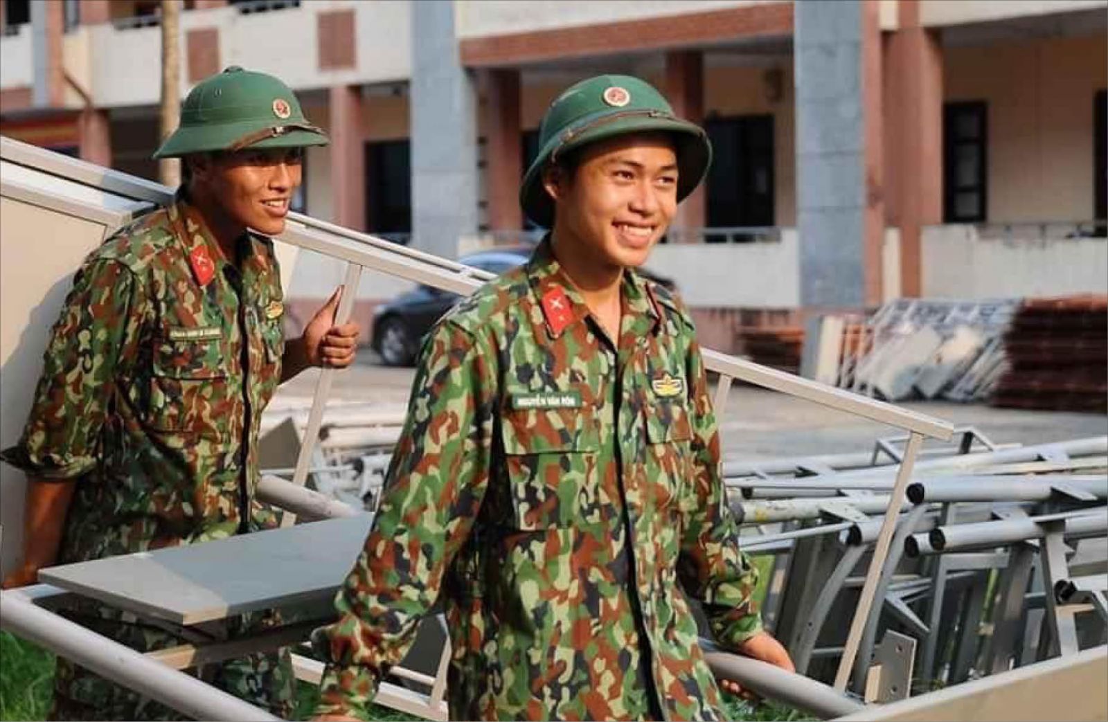 Soldiers on the frontline