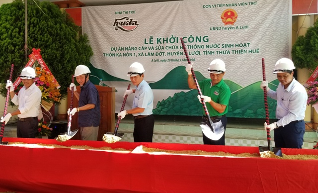 Khởi công dự án nâng cấp và sửa chữa hệ thống nước sạch ở A Lưới trị giá 1 tỷ đồng