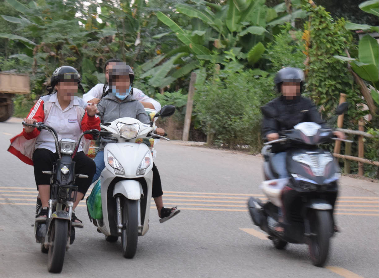Phong Điền Chấn chỉnh tình trạng học sinh điều khiển xe máy trên 50cm3