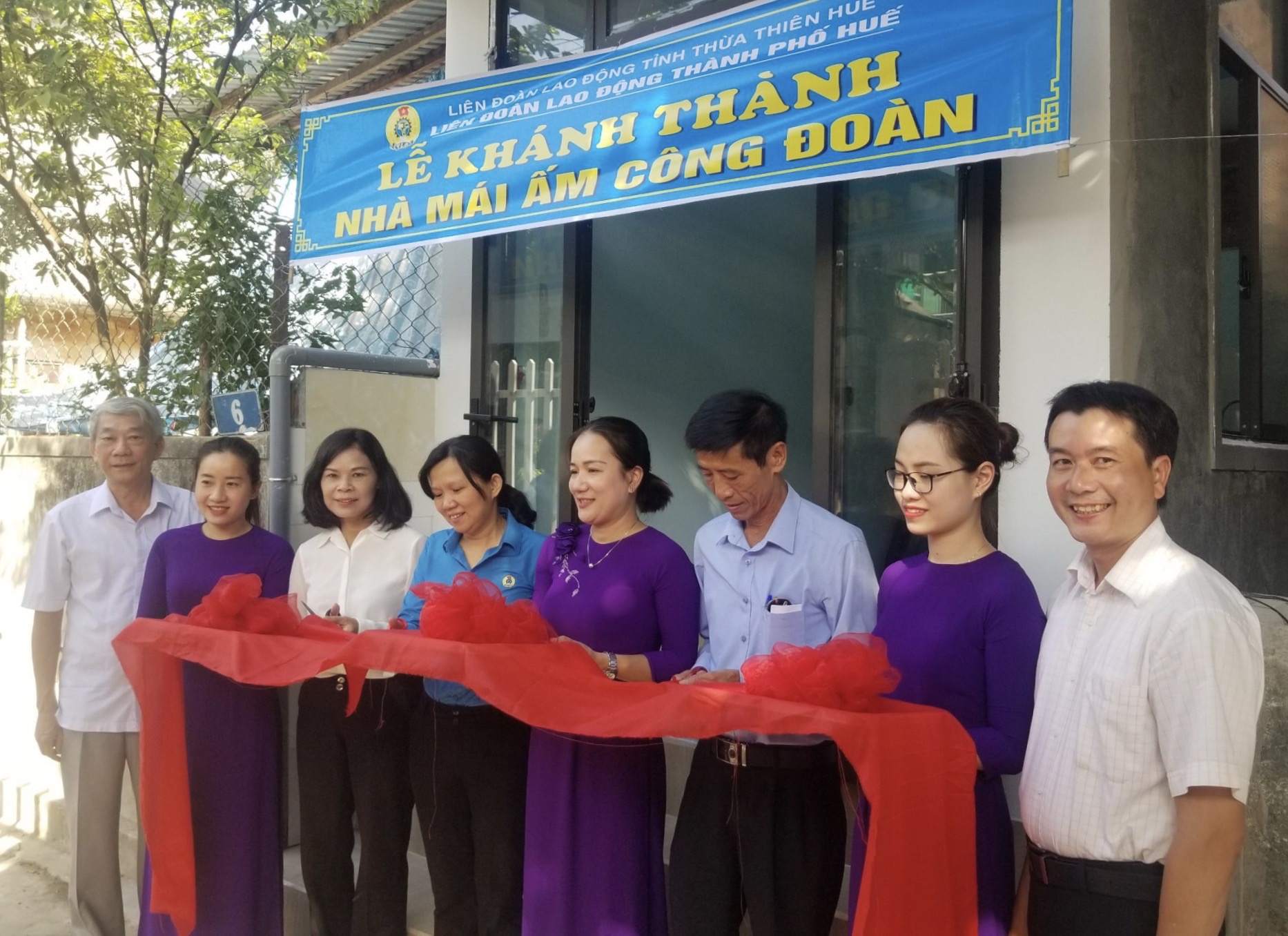 Khánh thành “Mái ấm Công đoàn” cho đoàn viên Nguyễn Ngọc Trung