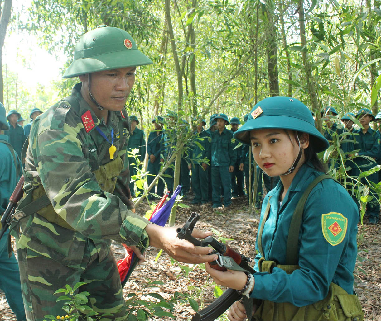Chú trọng chất lượng huấn luyện dân quân năm thứ nhất