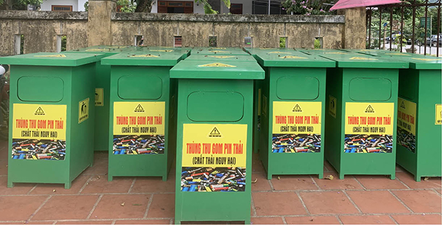 A Lưới thu gom pin cũ