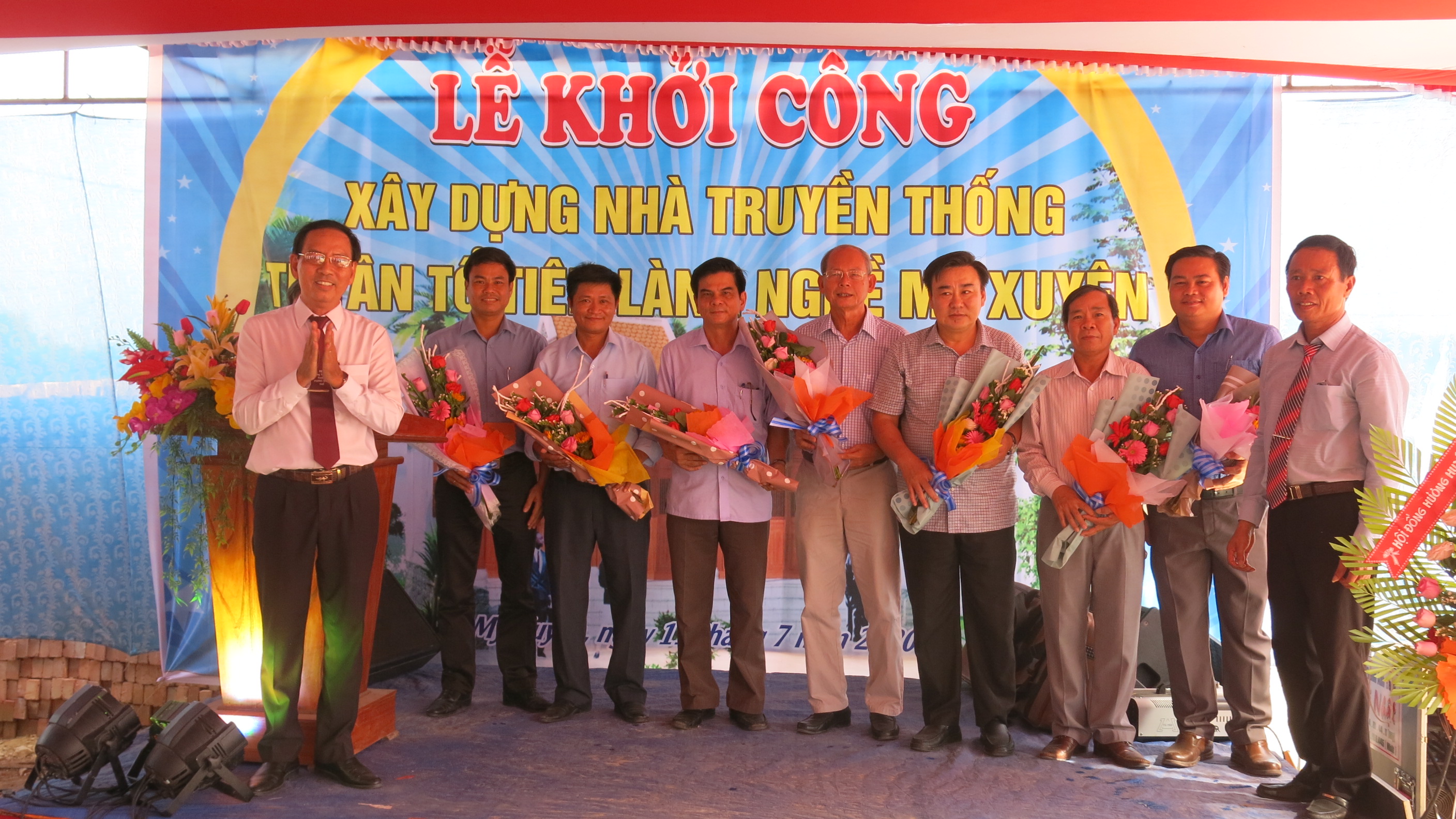 Khởi công xây dựng Nhà truyền thống làng nghề điêu khắc, mộc mỹ nghệ Mỹ Xuyên