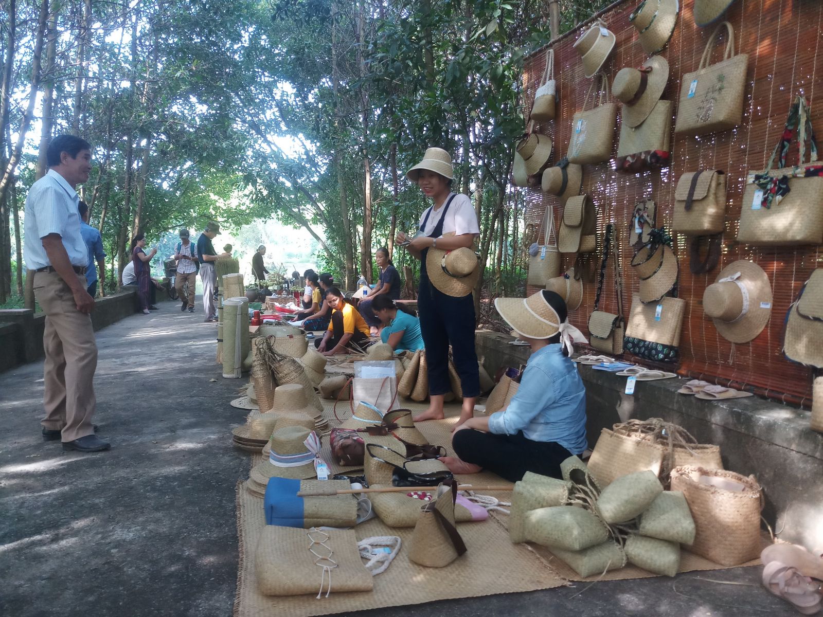 Experiencing  ancient village market fair