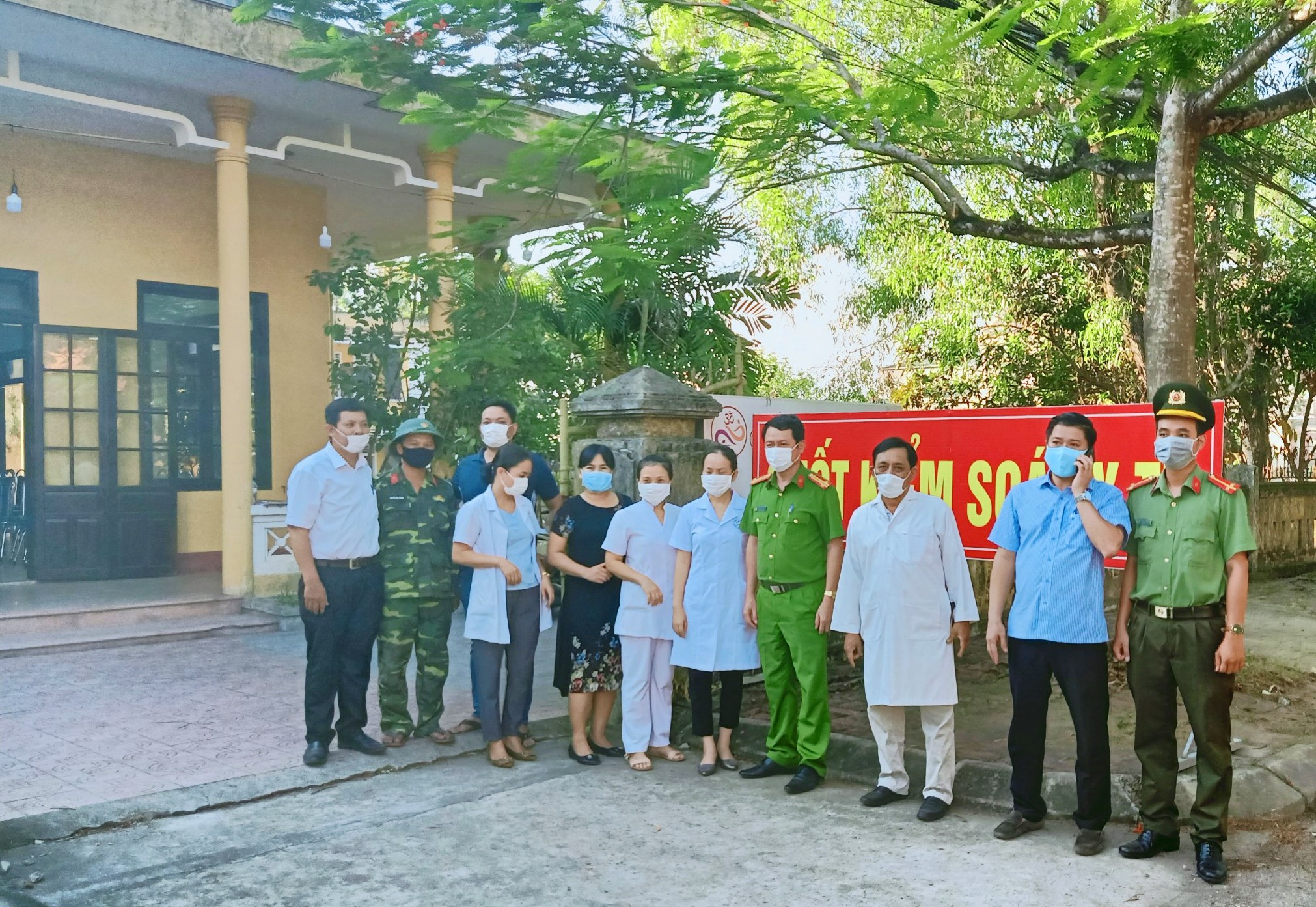 Hương Thủy Các lực lượng luôn trong tâm thế sẵn sàng chống dịch