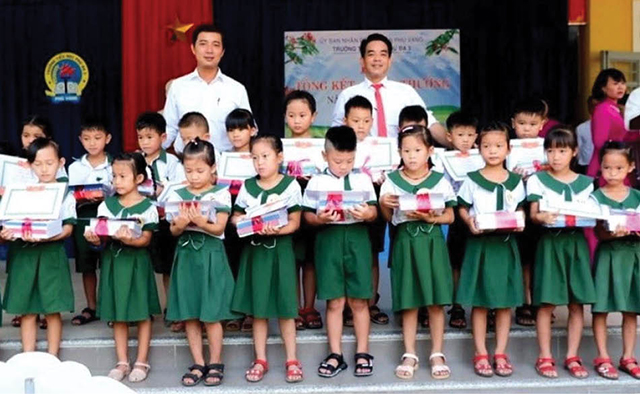 Trường TH Phú Đa 3 làm tốt công tác xã hội hóa