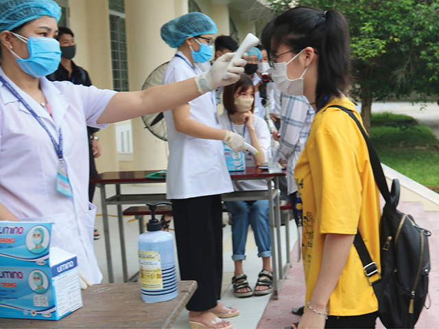 Tạo điều kiện cho thí sinh vùng dịch