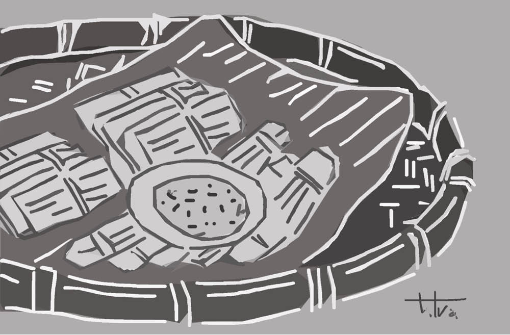 Hương nằm trong lá