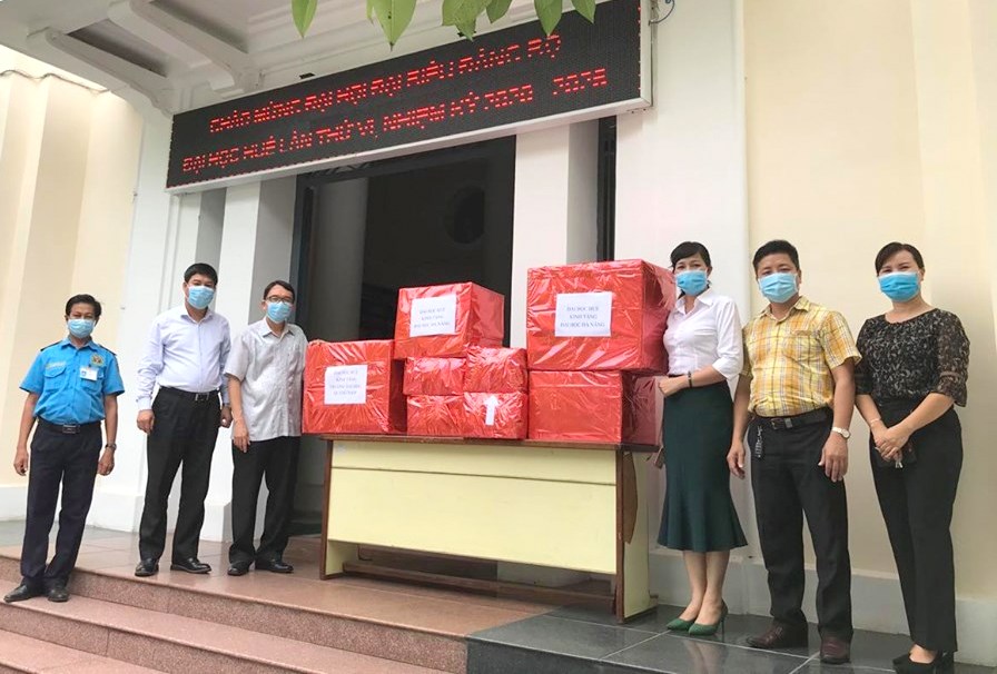 ĐH Huế hỗ trợ ĐH Đà Nẵng và Trường ĐH Quảng Nam phòng chống dịch