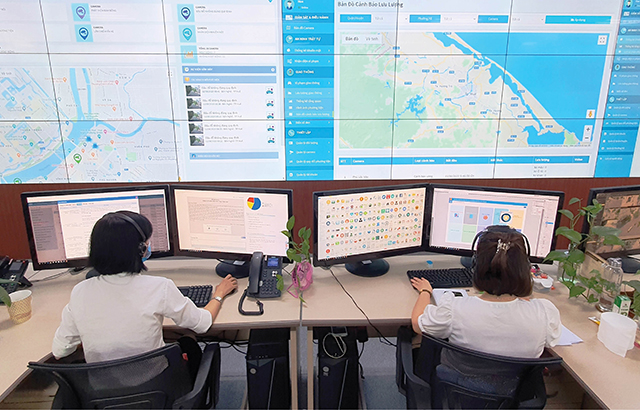 Hue uses the anti-COVID-19 pandemic technology