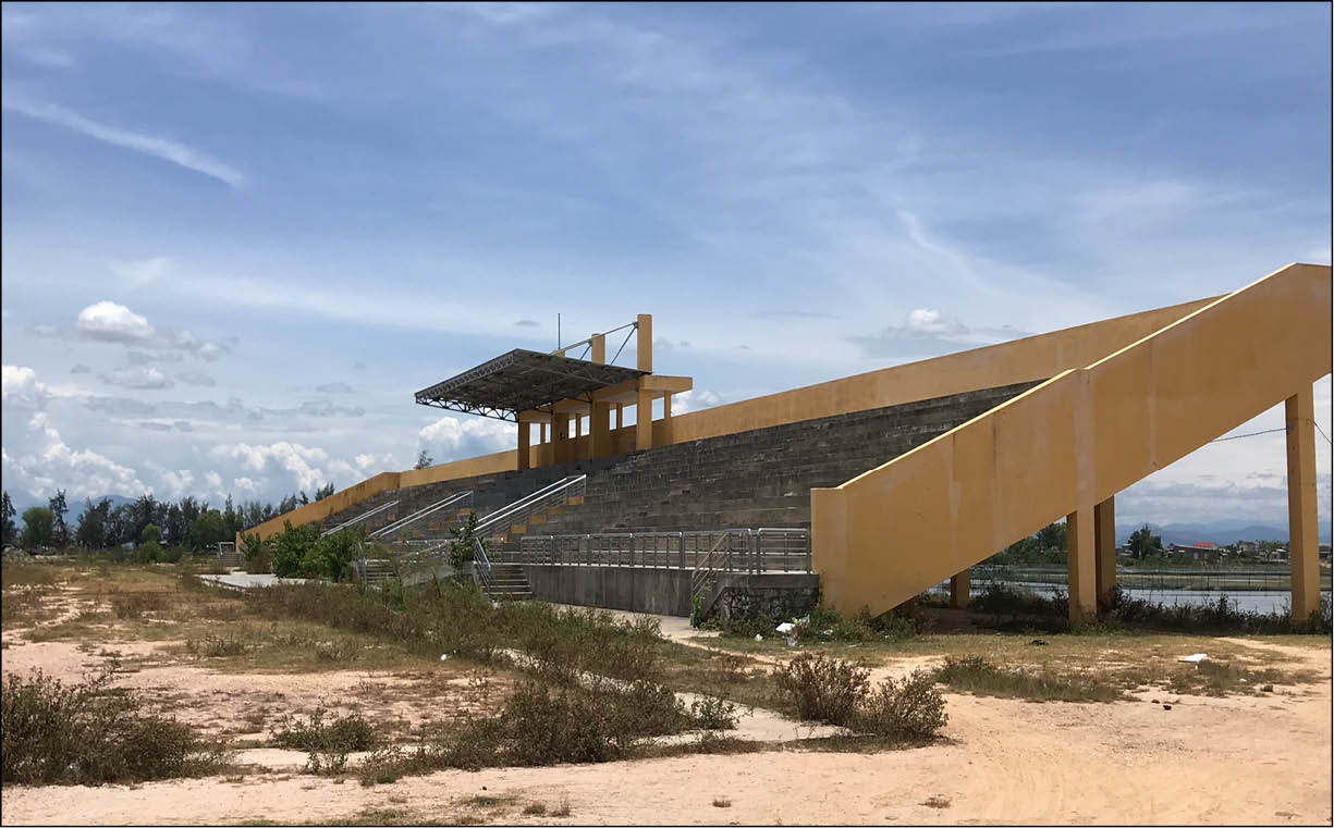 Thi công trở lại Trung tâm Văn hóa thể thao Thuận An