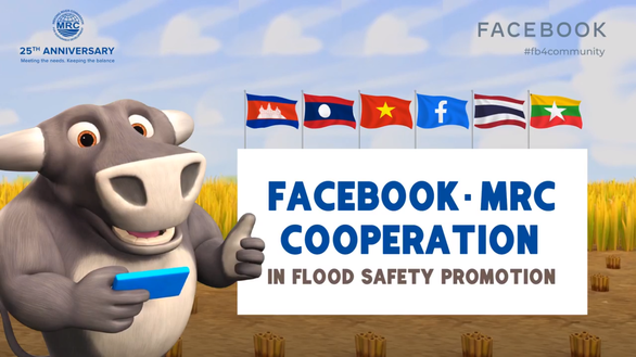 Facebook hợp tác cung cấp thông tin cảnh báo lũ sớm ven sông Mekong
