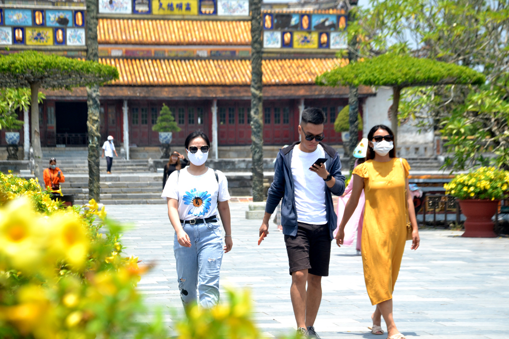 Hue Many tourist destinations attract visitors on the Independence Day