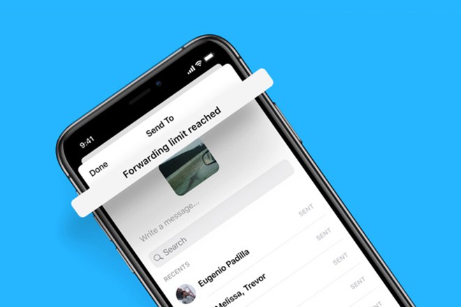 Facebook giới hạn chuyển tiếp tin nhắn trên Messenger