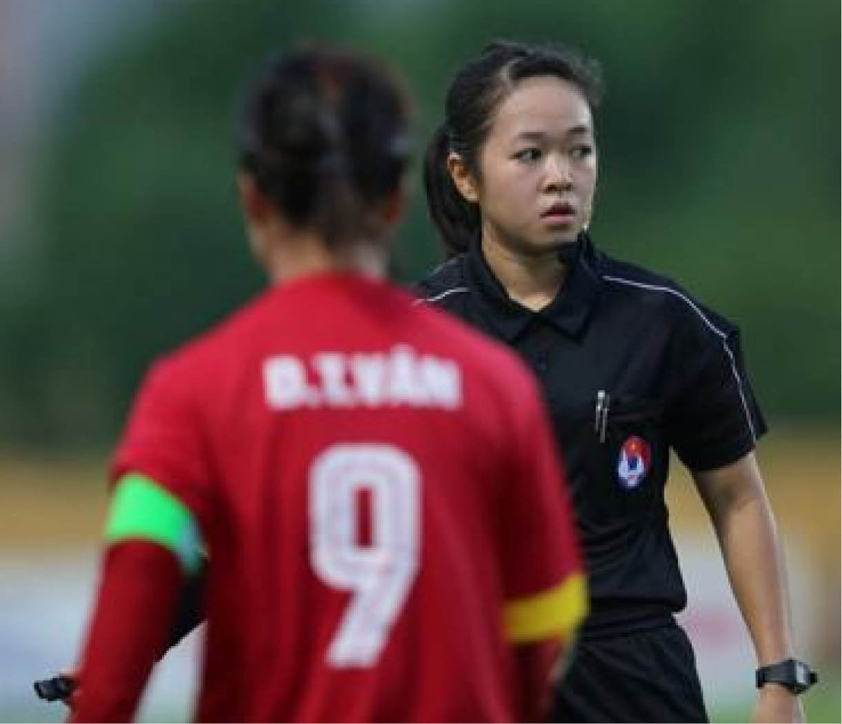 Cô gái Huế làm trọng tài giải vô địch quốc gia