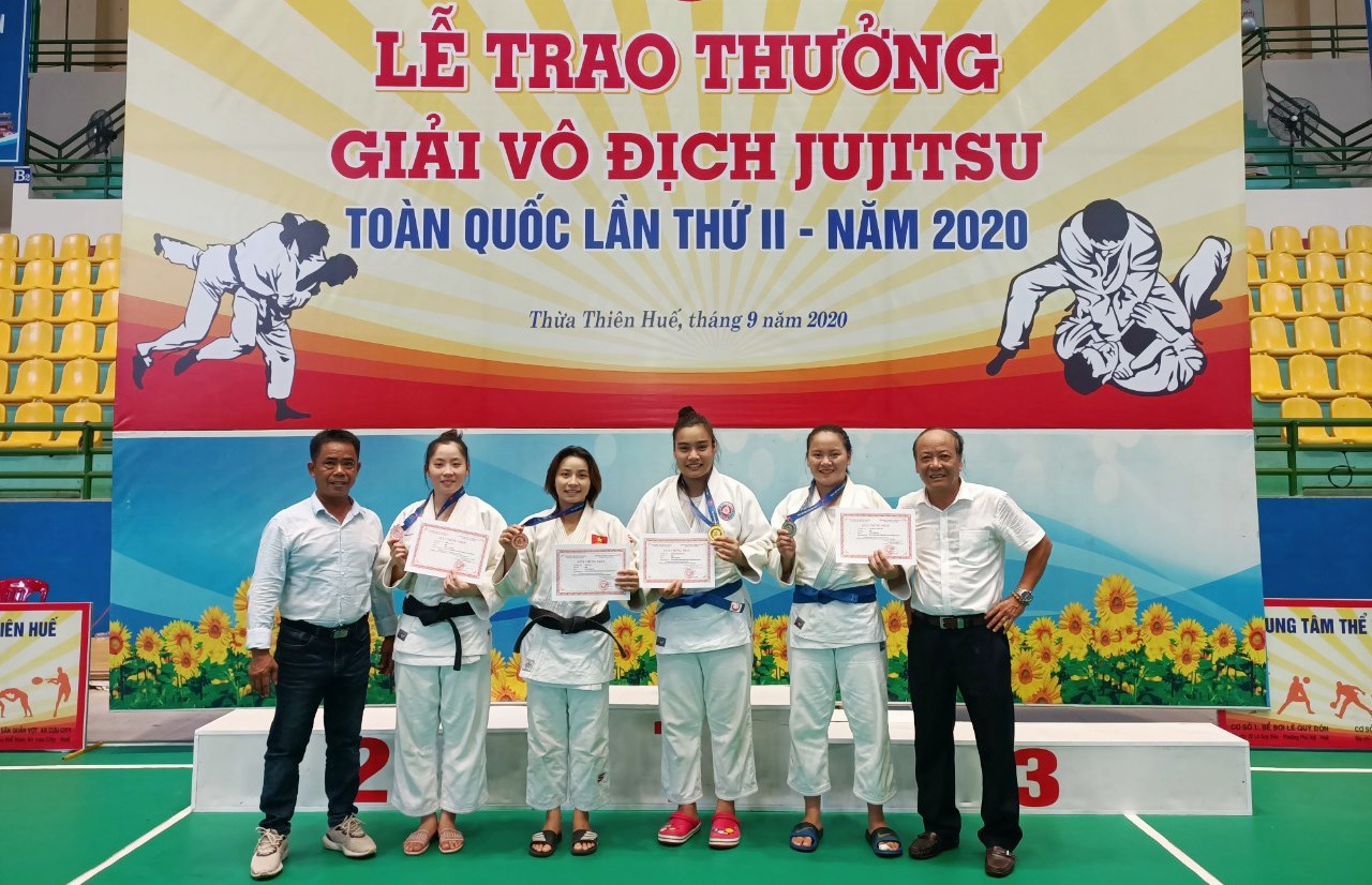 Jujitsu Huế xuất sắc vượt chỉ tiêu tại giải vô địch toàn quốc