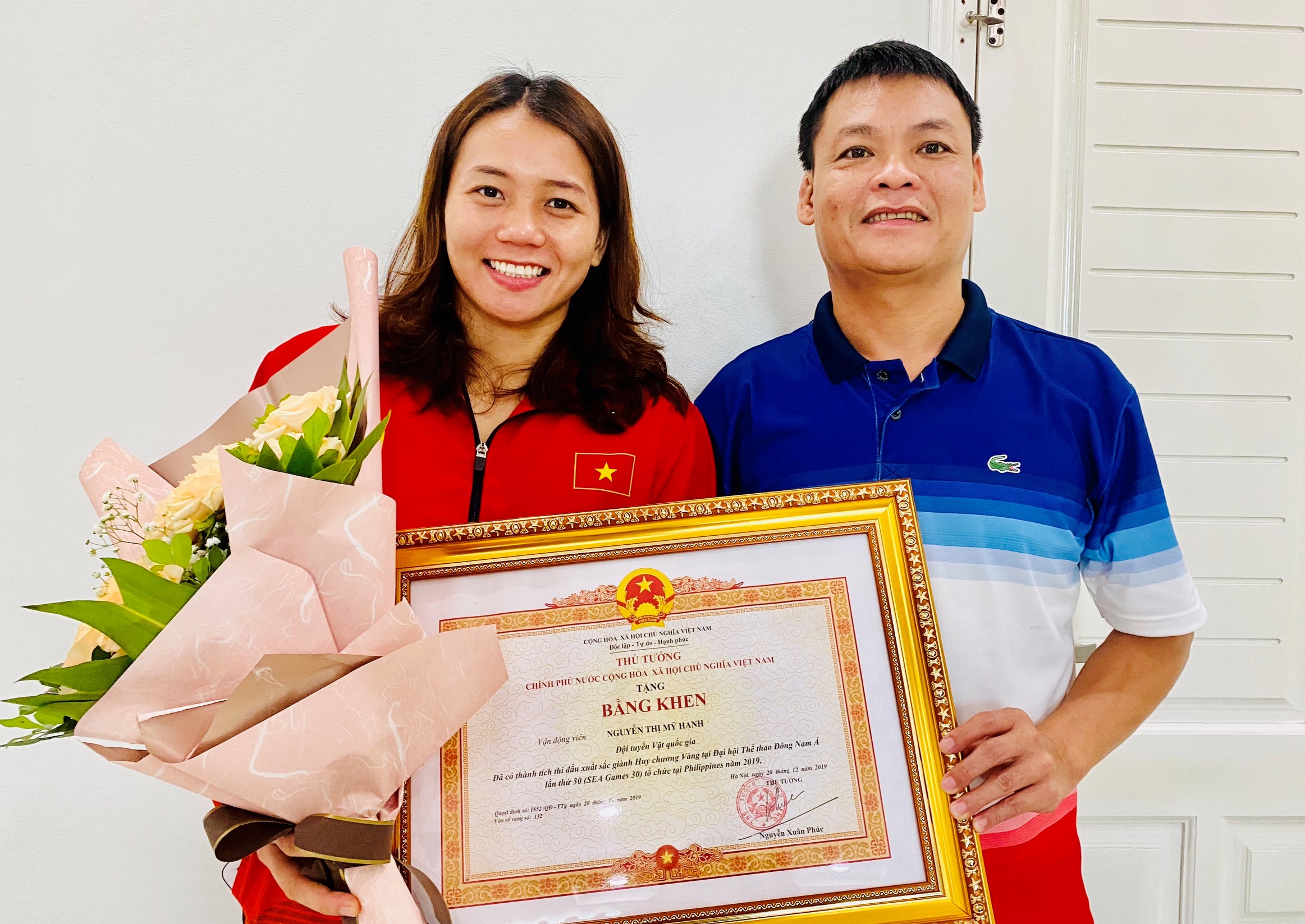 Thêm 1 VĐV được Thủ tướng Chính phủ tặng Bằng khen