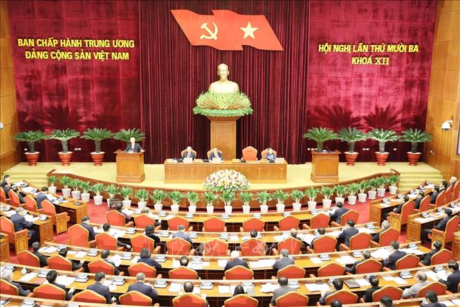 Ngày làm việc thứ hai của Hội nghị lần thứ 13 Ban Chấp hành Trung ương Đảng khóa XII