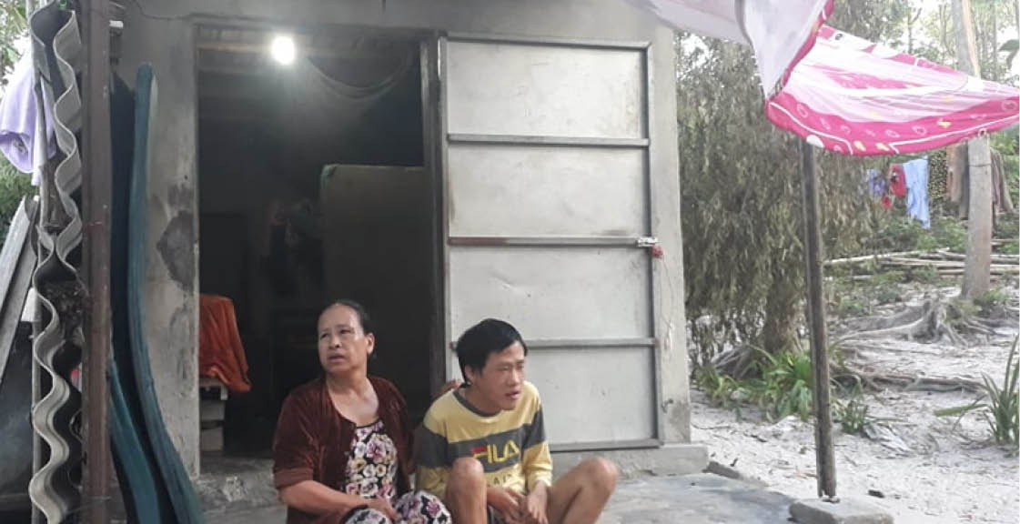 Hoàn cảnh đáng thương của mẹ con bà Đáng