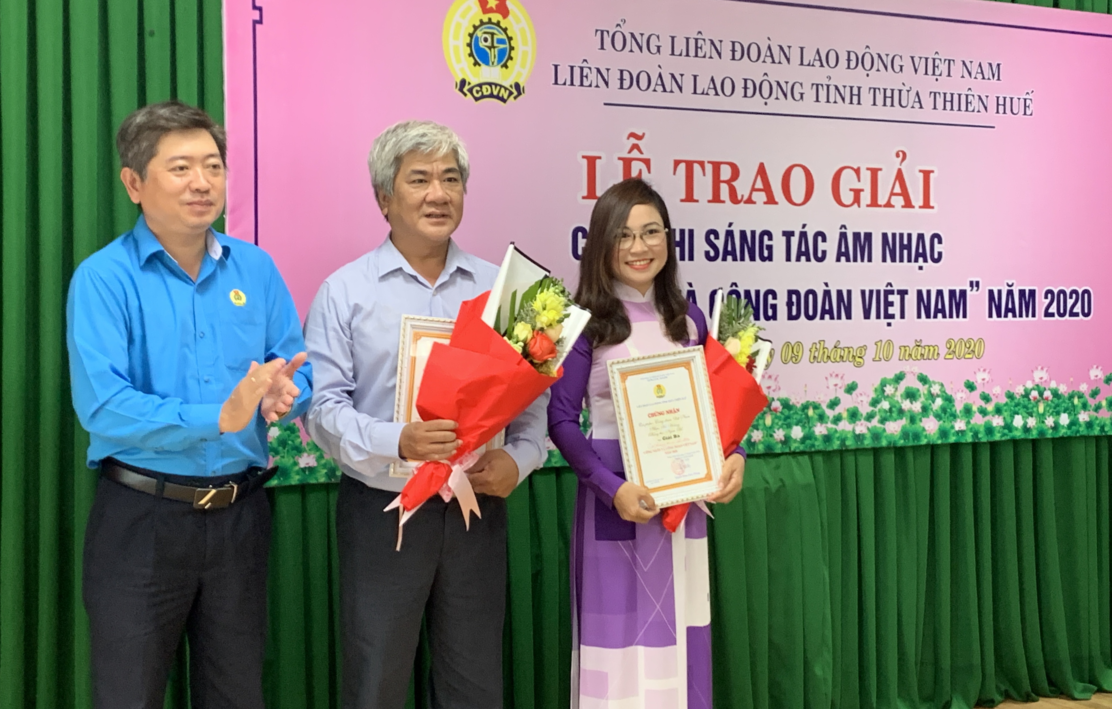 Trao giải cuộc thi sáng tác âm nhạc về Công đoàn