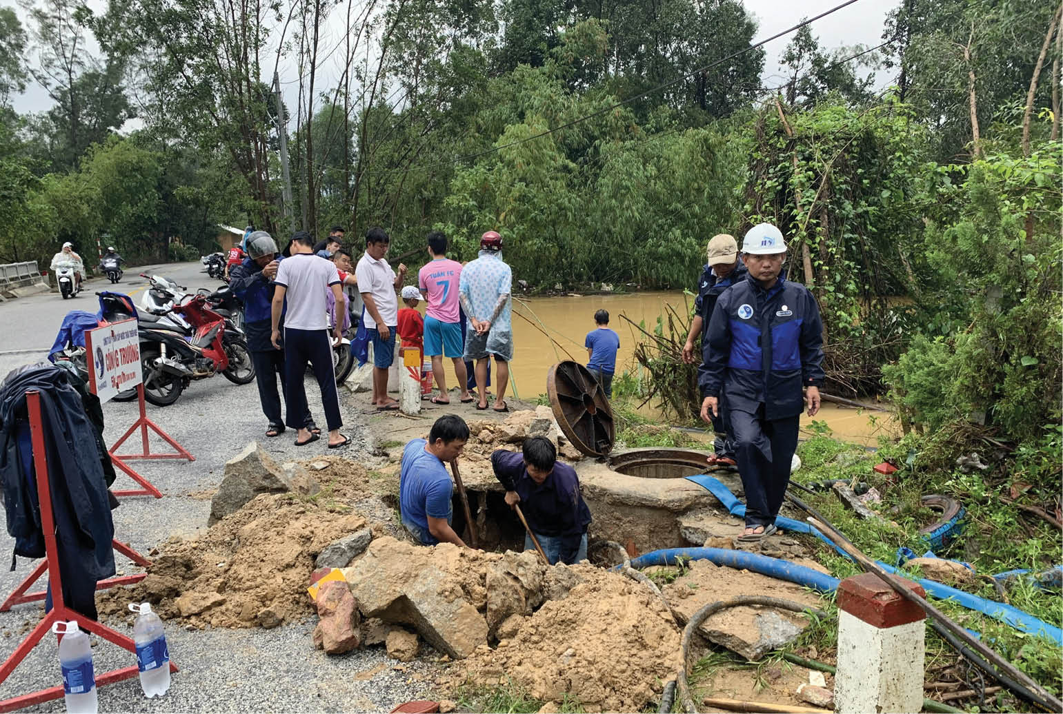 Safe and consistent water supply in the rainy-flooding season