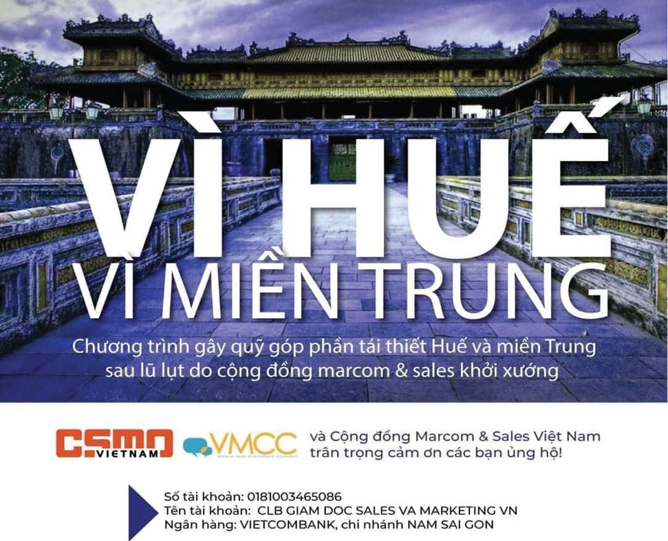 Đấu giá gây quỹ “Vì Huế-vì miền Trung”