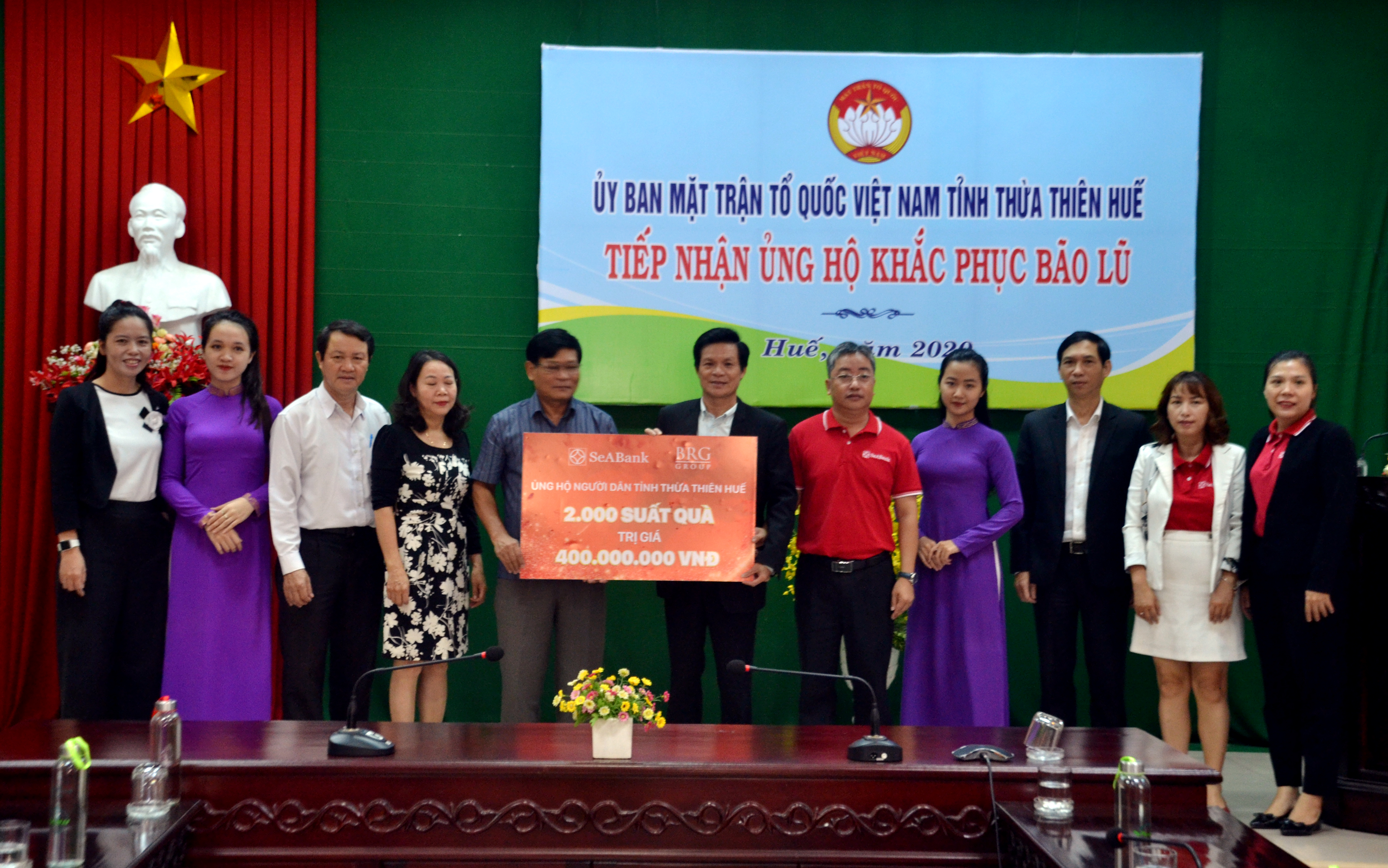 Tập đoàn BRG ủng hộ 2 000 suất quà đến người dân gặp khó khăn do mưa bão