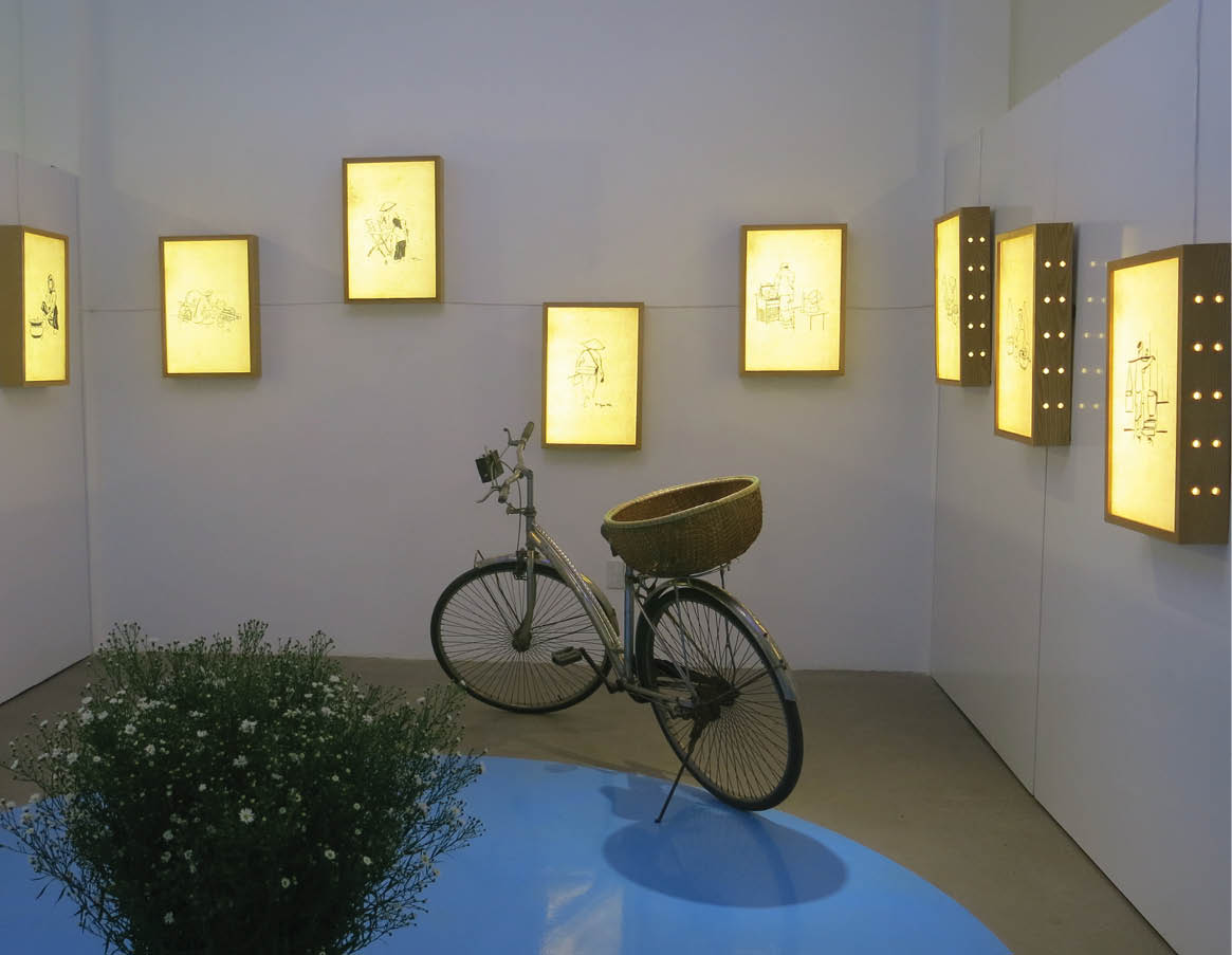 Street venders of the early 20th century in photos and paintings