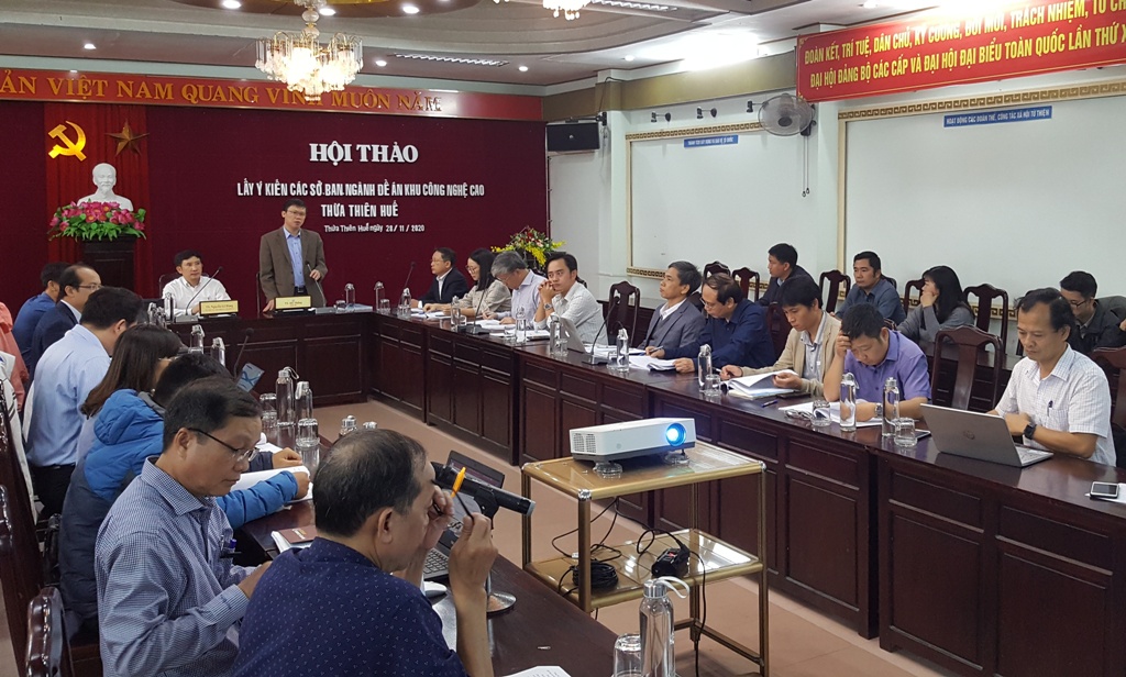 Lấy ý kiến tham vấn xây dựng hoàn chỉnh đề án khu Công nghệ cao