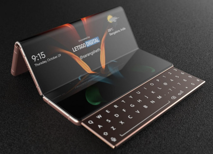 Samsung Galaxy Z Fold 3 sẽ có bàn phím trượt