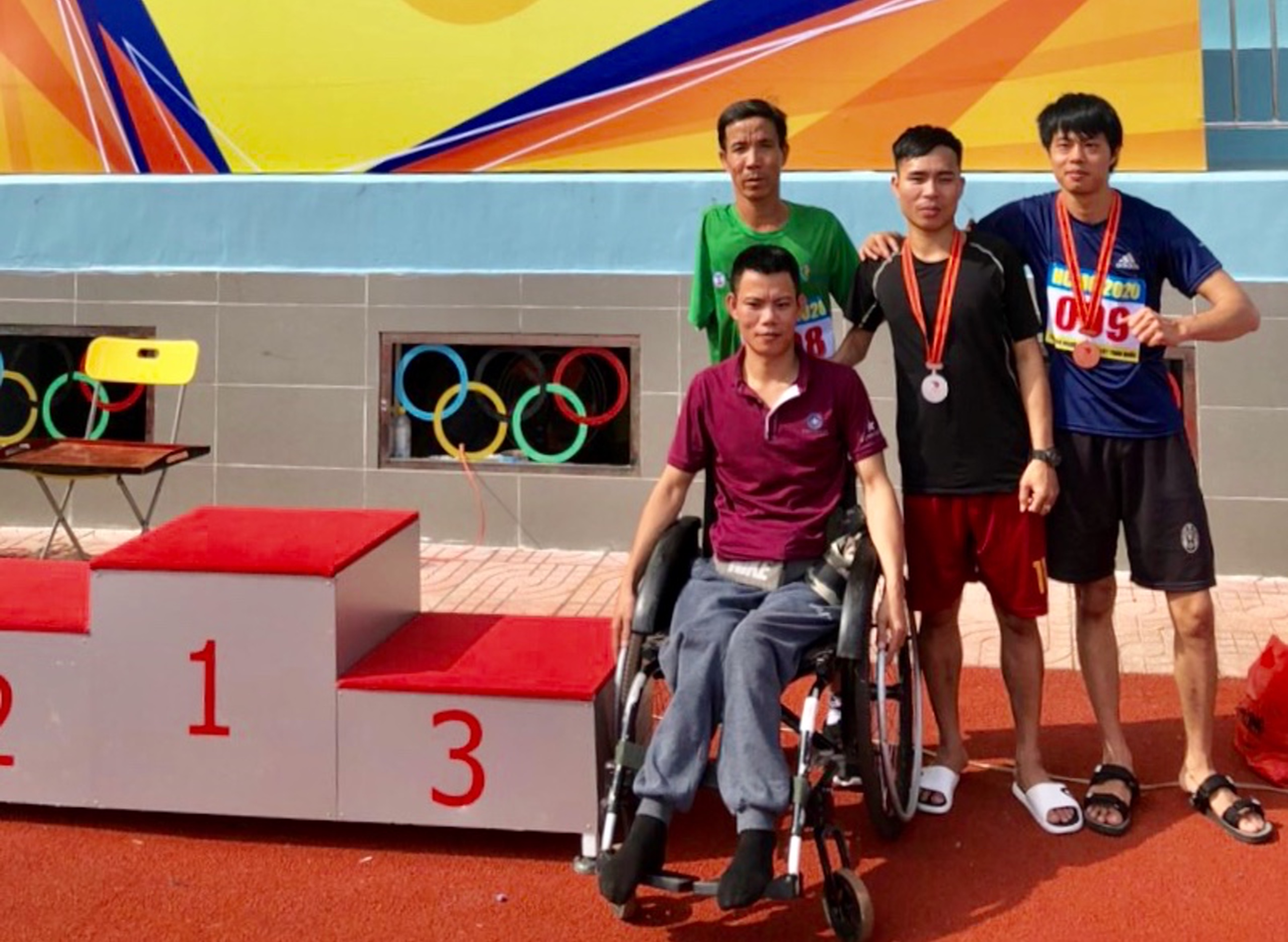 Vận động viên khuyết tật Huế giành 4 huy chương tại giải điền kinh toàn quốc