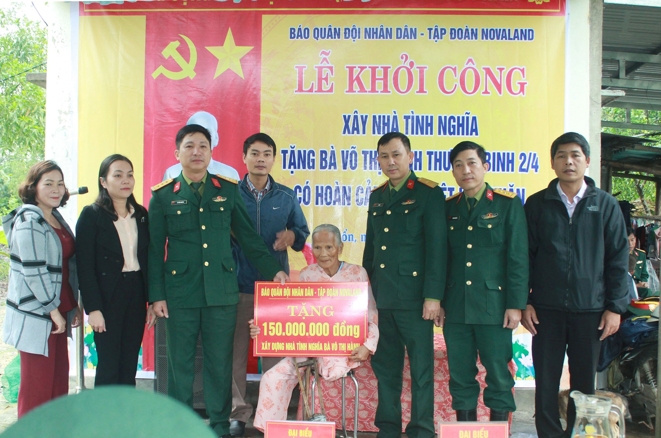 Xây dựng nhà tình nghĩa cho thương binh 2 4