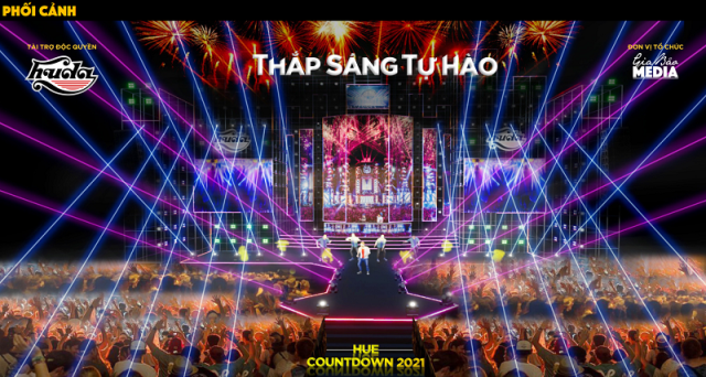 Huế - Countdown 2021 sẽ diễn ra tại khu vực Ngã 6, đường Hùng Vương