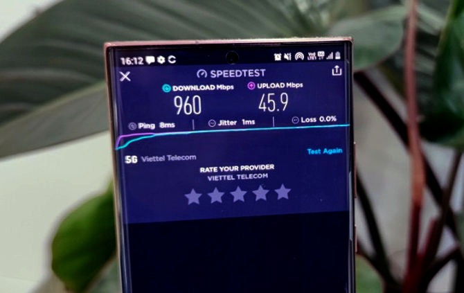 Galaxy Note20 Ultra đã dùng được 5G tại Việt Nam