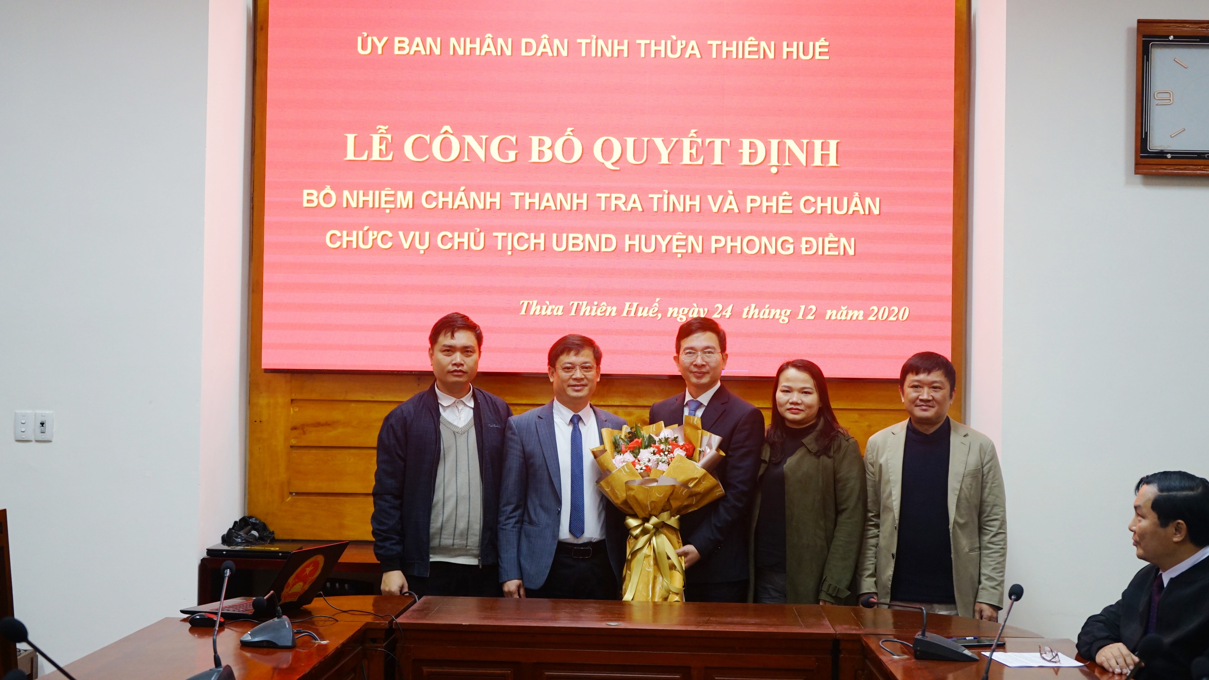 Ông Lương Bảo Toàn giữ chức vụ Chánh Thanh tra tỉnh