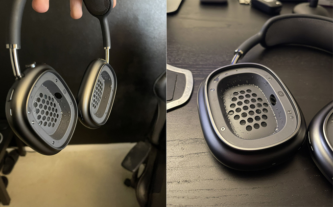 AirPods Max tụ mồ hôi