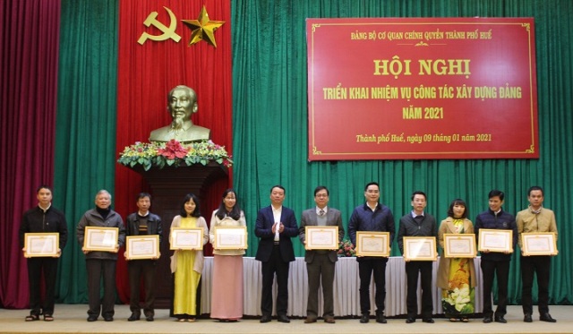 Đảng bộ TP Huế triển khai công tác xây dựng Đảng năm 2021