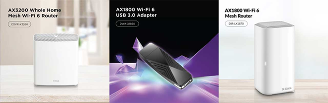 D-Link ra mắt các thiết bị Wi-Fi 6 mới tại CES 2021