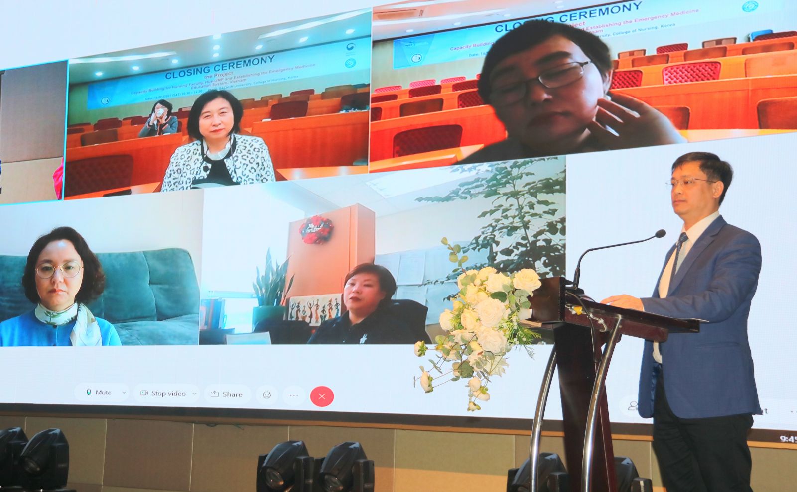 Implementing activities to improve capacity for staff of Nursing Department