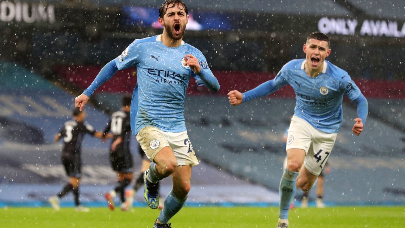 Siêu phẩm của Silva giúp Man xanh tiếp tục bám đuổi sát nút Man đỏ