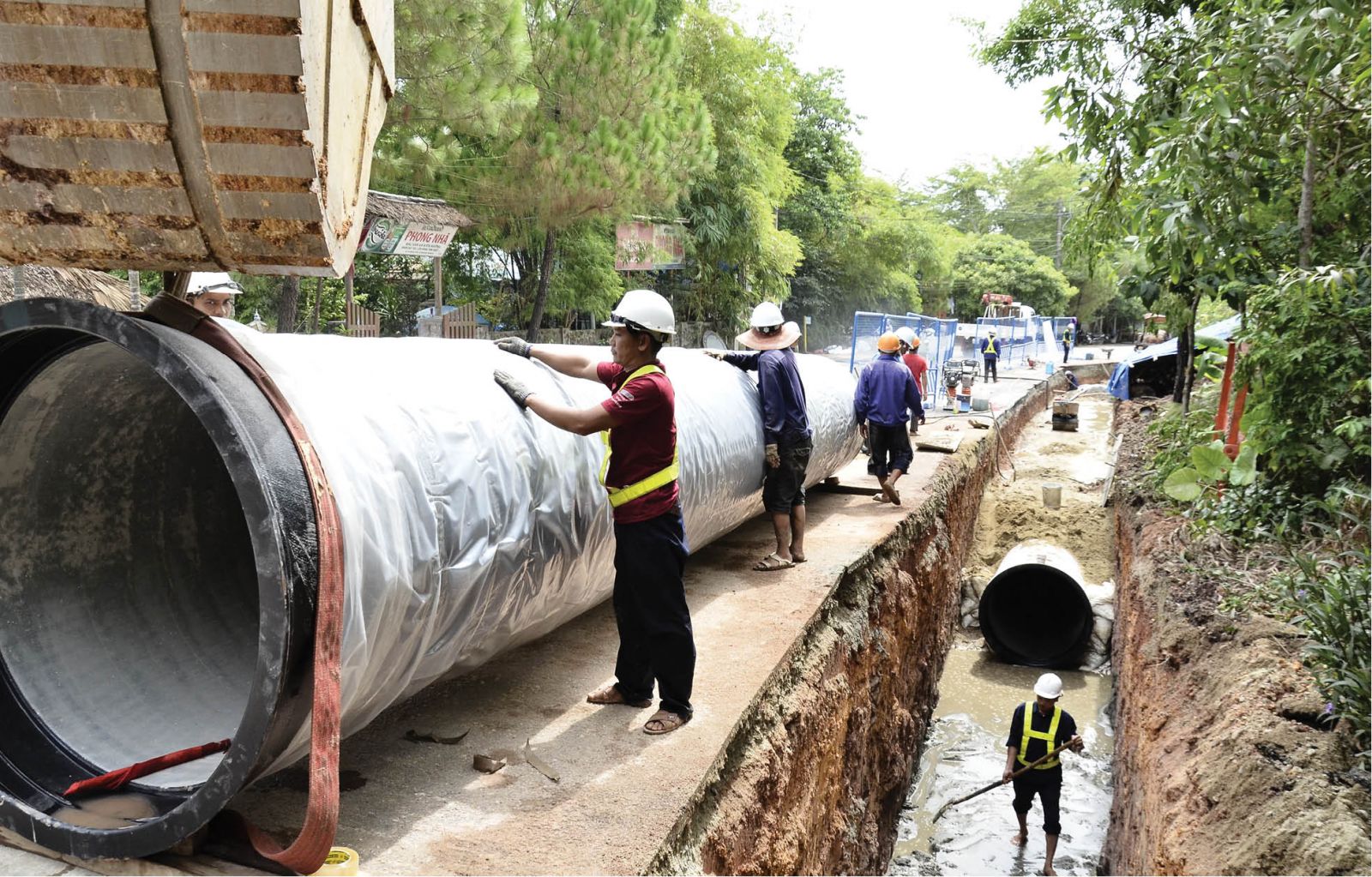 Bringing water supply up mountainous areas